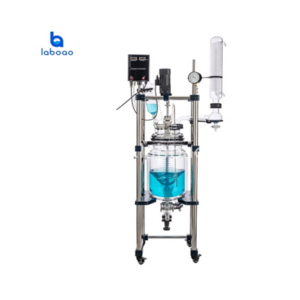 10L jacketed glass reactor