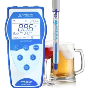 Medidor de pH portátil PH8500-BR para elaboración de bebidas