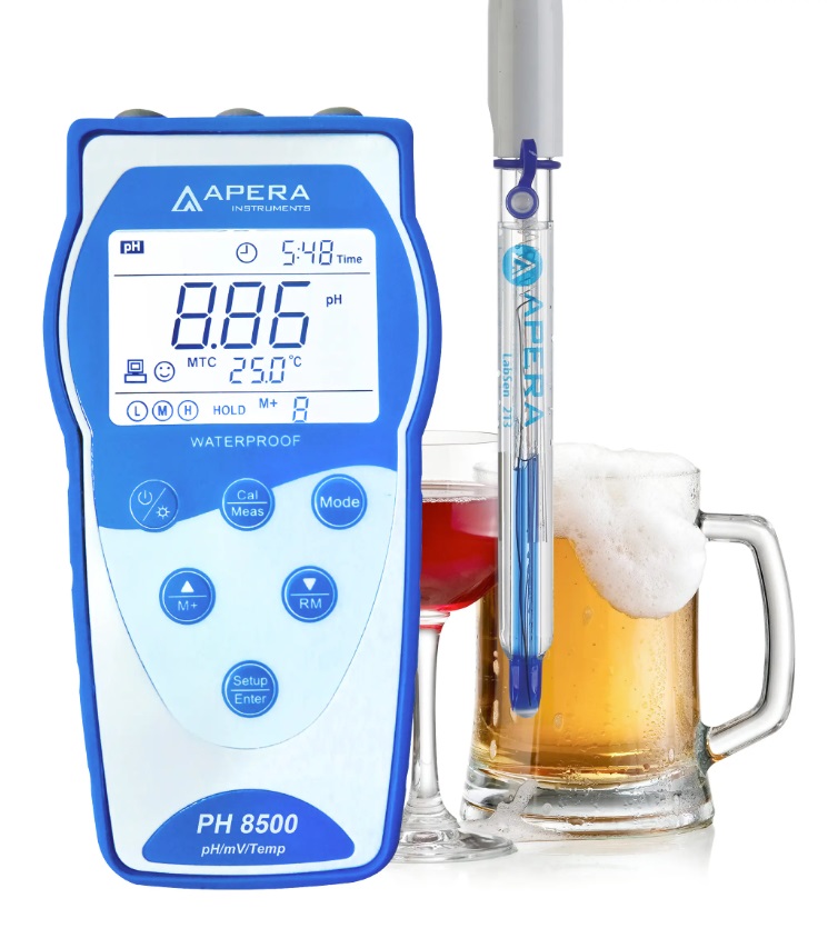 PH8500-BR Portable pH Meter for Beverage Making